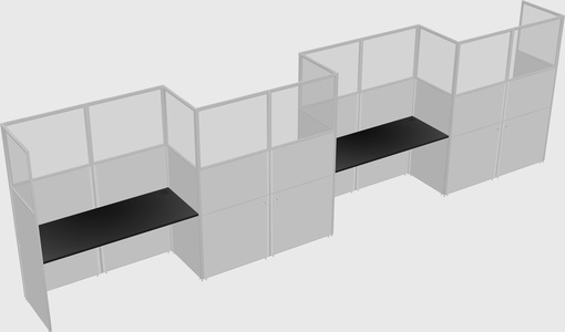 Rectangular cubicles