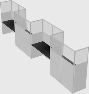 Rectangular cubicles