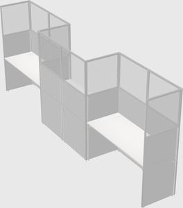 Rectangular cubicles