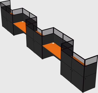 Rectangular cubicles