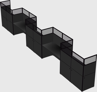 Rectangular cubicles