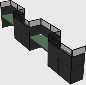 Rectangular cubicles