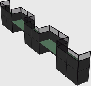 Rectangular cubicles