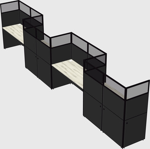 Rectangular cubicles