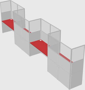 Rectangular cubicles