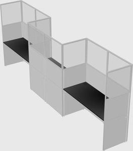 Rectangular cubicles