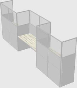 Rectangular cubicles