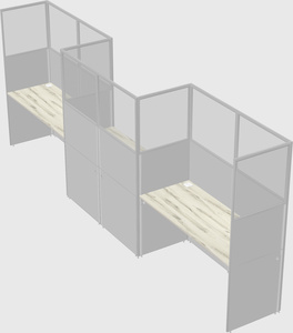 Rectangular cubicles
