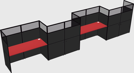 Rectangular cubicles