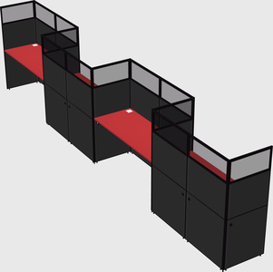 Rectangular cubicles