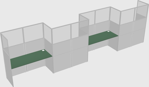 Rectangular cubicles