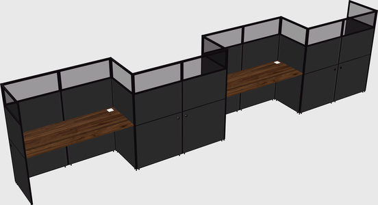 Rectangular cubicles