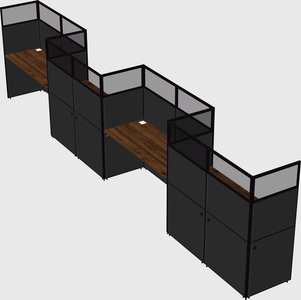 Rectangular cubicles