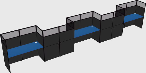 Rectangular cubicles