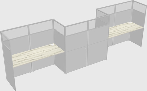 Rectangular cubicles
