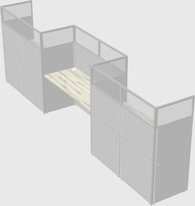 Rectangular cubicles