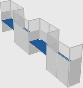 Rectangular cubicles