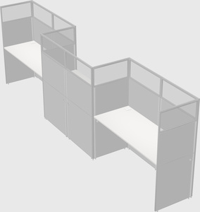 Rectangular cubicles