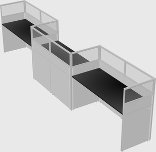 Rectangular cubicles