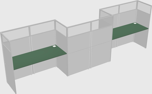Rectangular cubicles