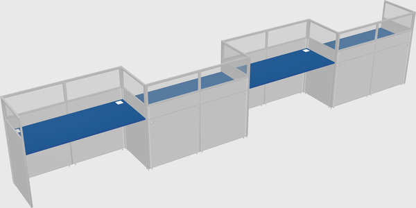 Rectangular cubicles