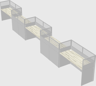 Rectangular cubicles