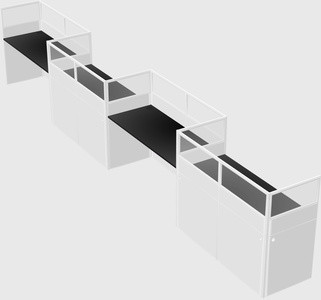 Rectangular cubicles