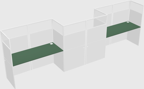 Rectangular cubicles