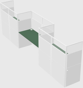 Rectangular cubicles