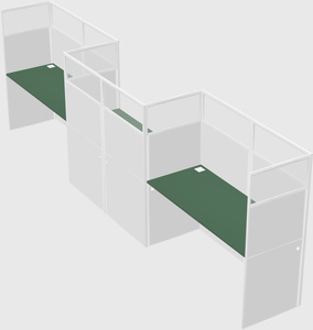 Rectangular cubicles