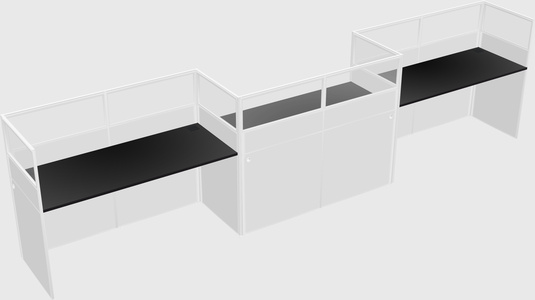 Rectangular cubicles