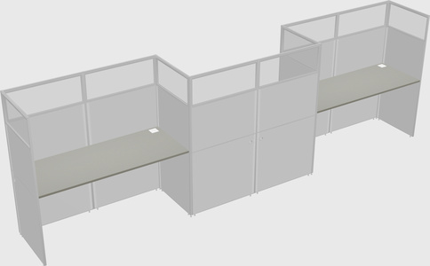 Rectangular cubicles