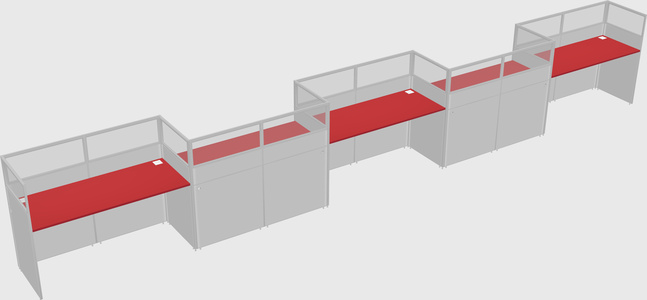 Cabines rectangulaires