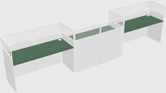 Rectangular cubicles