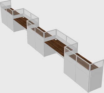 Rectangular cubicles
