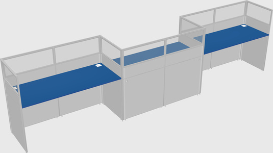 Rectangular cubicles