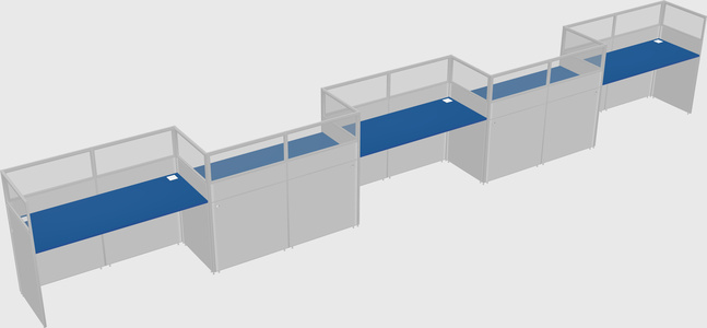 Cabines rectangulaires