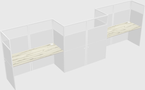 Cabines rectangulaires