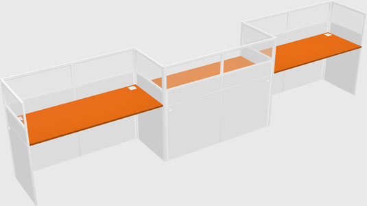 Rectangular cubicles