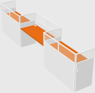 Rectangular cubicles