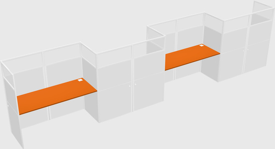Rectangular cubicles