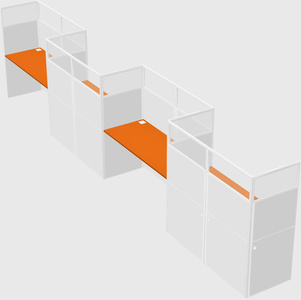 Rectangular cubicles