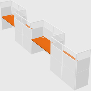 Rectangular cubicles