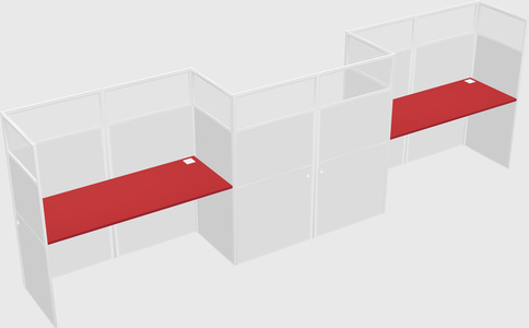 Rectangular cubicles