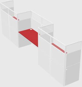 Rectangular cubicles