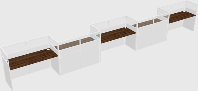 Rectangular cubicles