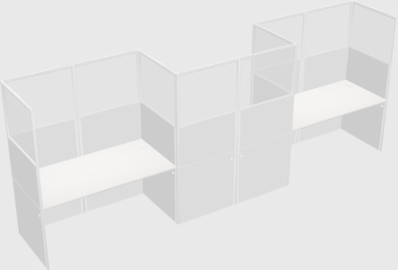 Rectangular cubicles