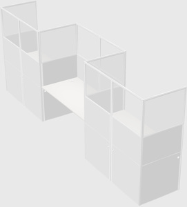 Rectangular cubicles