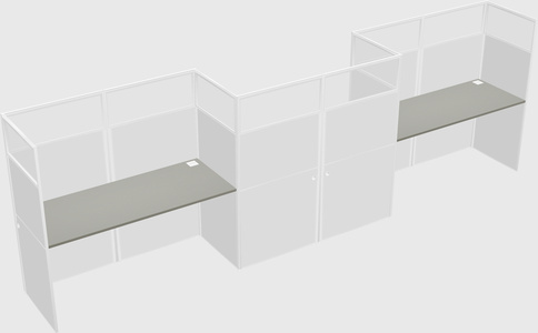 Rectangular cubicles