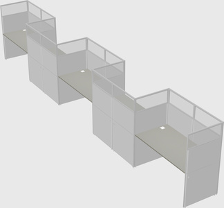 Rectangular cubicles